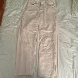 Zara, US 4, light pink jean